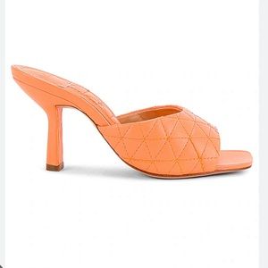 Schutz Fryda Mule in Neon Orange